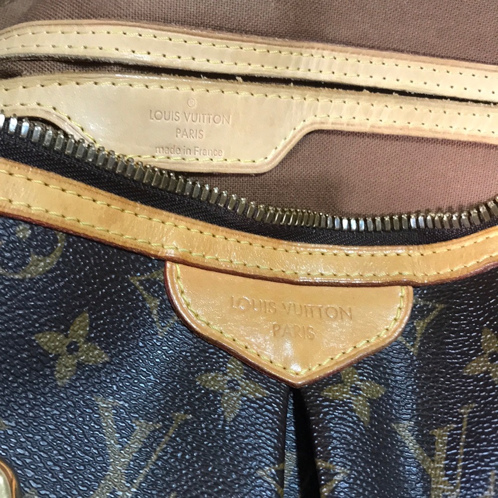 ๐ HUGE XL LOUIS VUITTON ZIPPER TOTE PALERMO GM W/RECEIPT - Picture 3 of 16
